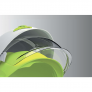 DELTA PLUS ONYX2BJ SAFETY HELMET W/ VISOR & CHIN STRAP, WHITE