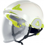DELTA PLUS ONYX2BJ SAFETY HELMET W/ VISOR & CHIN STRAP, WHITE