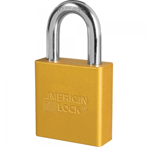 AMERICAN LOCK A1205KAYLW SOLID BODY PADLOCK