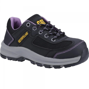 CAT P311791 ELMORE WOMEN STEEL TOE S1P SAFETY SHOE, BLACK