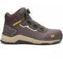 CAT P726743 INDUCTOR TECH MID S3 CT SAFETY SHOE, BROWN