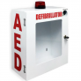 AED 40/2130 WALL MOUNT ENCLOSURE (WHITE) WITH RED STICKER & ALARM