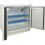 ECOSAFE 793+LIA2 LOW SECURITY CABINET 90 MIN LITHIUM BATTERIES 2 DOORS + 1 FIRE EXTINGUISHER EX100LI + 2 SHELVES E35L
