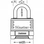 MASTER LOCK 1175D PROSERIES COMBINATION PADLOCK