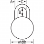 MASTER LOCK 1525 COMBINATION LOCK