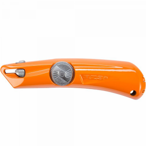 PACIFIC HANDY CUTTER RZ3 METAL 3-BUTTON SELF-RETRACTING UTILITY KNIFE