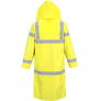 PORTWEST H445 HI-VIS RAIN COAT 122CM, YELLOW