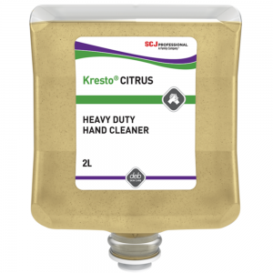 SC JOHNSON DEB KRESTO CITRUS HEAVY DUTY HAND CLEANER WITH SCRUBBERS