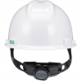 MSA V-GARD SAFETY HARD HAT WITH FAS-TRAC III