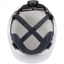 MSA V-GARD SAFETY HARD HAT WITH FAS-TRAC III
