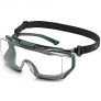 UNIVET 5X2030500 ADVANCED HYBRID OVERSPEC W/ STRAP, CLEAR LENS, AS/AF/UV400