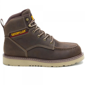 CAT P91834 RECLAIMER WEDGE WP ST WORK BOOTS, COFFEE BEAN