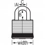 MASTER LOCK 3BLK PADLOCKS
