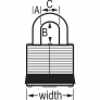 MASTER LOCK 3KAGRN PADLOCKS