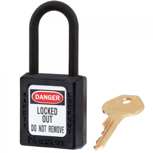 MASTER LOCK 406MKW417BLK ZENEX SAFETY PADLOCKS