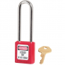 MASTER LOCK 410KAMKLTW417RED ZENEX SAFETY PADLOCKS