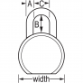 MASTER LOCK 6230KA PROSERIES SOLID BODY PADLOCK