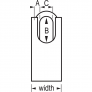 MASTER LOCK 7035KA PROSERIES SOLID STEEL LOCK