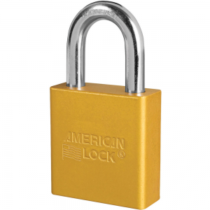 AMERICAN LOCK A1265YLW SOLID BODY PADLOCK