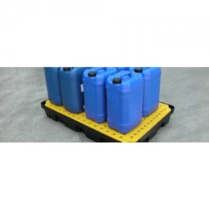 Jonesco ST1-100-YE-BK 100 Litre Spill / Drip Tray