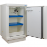 ECOSAFE 798+LIA2 SAFETY CABINET 90 MIN LITHIUM BATTERIES COUNTER 1 DOOR WITH 1 FIRE EXTINGUISHER EX100LI + 2 SHELVES E48LI