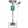 TERYSAFE SS-E150 STAINLESS STEEL PEDESTAL MOUNTED EYE WASH