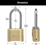 MASTER LOCK 175DLH COMBINATION PADLOCK