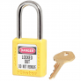 MASTER LOCK 410YLW ZENEX SAFETY PADLOCKS
