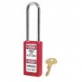 Master Lock 411 Zenex Safety Padlock Keyed Alike, Extra Length Shackle