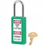 MASTER LOCK 411GRN ZENEX SAFETY PADLOCKS