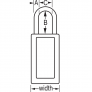 MASTER LOCK 411KALTPRP ZENEX SAFETY PADLOCKS