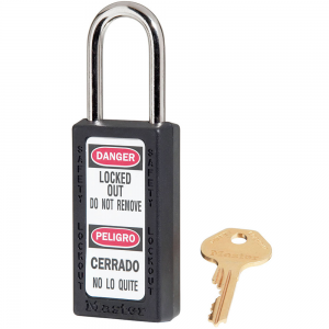 MASTER LOCK 411KAMKW417BLK ZENEX SAFETY PADLOCKS