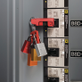 MASTER LOCK 411KAMKW417RED ZENEX SAFETY PADLOCKS