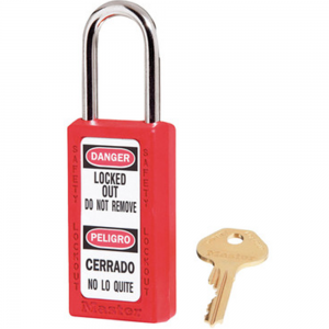 MASTER LOCK 411KAMKW417RED ZENEX SAFETY PADLOCKS