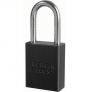 MASTER LOCK A1166MKBLK ANODIZED ALUMINUM SAFETY PADLOCKS