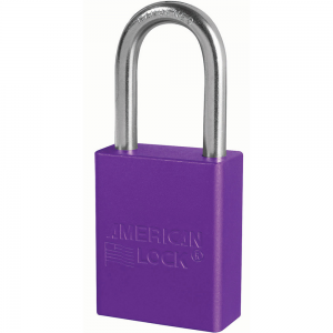 MASTER LOCK A1166PRP ANODIZED ALUMINUM SAFETY PADLOCKS