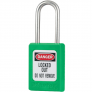 MASTER LOCK S33GRN ZENEX SNAP LOCK SAFETY PADLOCKS KEYED DIFFERENT