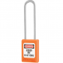 MASTER LOCK S33LTORJ GLOBAL ZENEX SNAP LOCK SAFETY PADLOCK KEYED DIFFERENT, EXTRA LENGTH SHACKLE