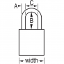 MASTER LOCK S1105BLU SAFETY PADLOCKS