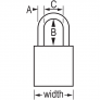 MASTER LOCK S1105PRP SAFETY PADLOCKS