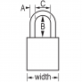 MASTER LOCK S1107ORJ SAFETY PADLOCKS