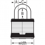 MASTER LOCK 31 LAMINATED PADLOCK