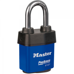 MASTER LOCK 6121LFBLU PROSERIES WEATHER TOUGH LAMINATED LOCK