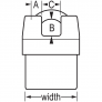 MASTER LOCK 6327 PROSERIES LAMINATED STEEL LOCK