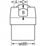 MASTER LOCK 6327KA PROSERIES LAMINATED STEEL LOCK