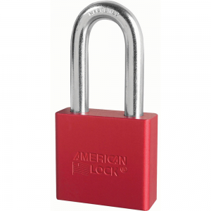 AMERICAN LOCK A1366RED SOLID BODY PADLOCK